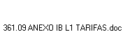 361.09 ANEXO IB L1 TARIFAS.doc