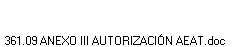 361.09 ANEXO III AUTORIZACI�N AEAT.doc