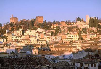 Panormica del Realejo y la Alhambra