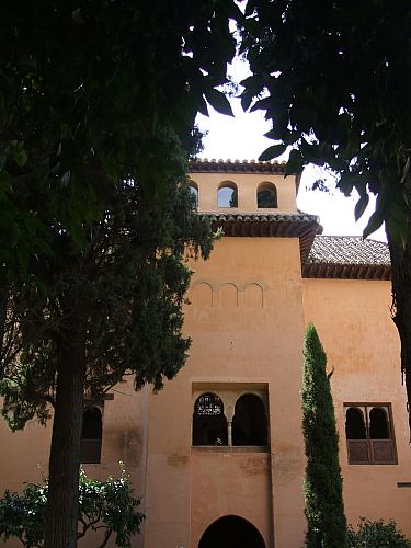 Torre de Lindaraja desde el exterior