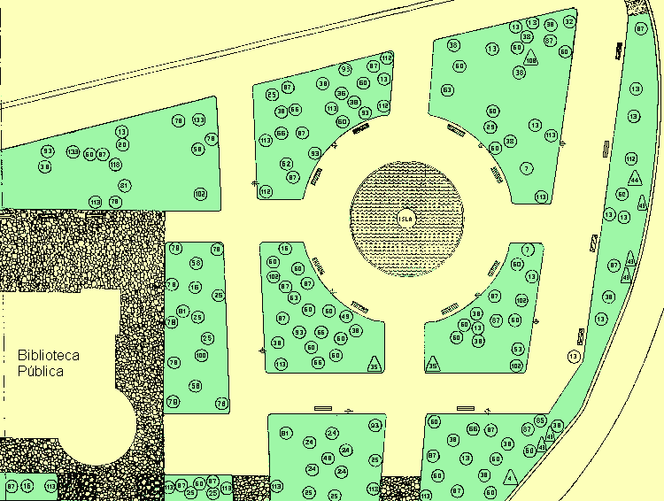 Jardines de la Bomba y el Sal&oacute;n