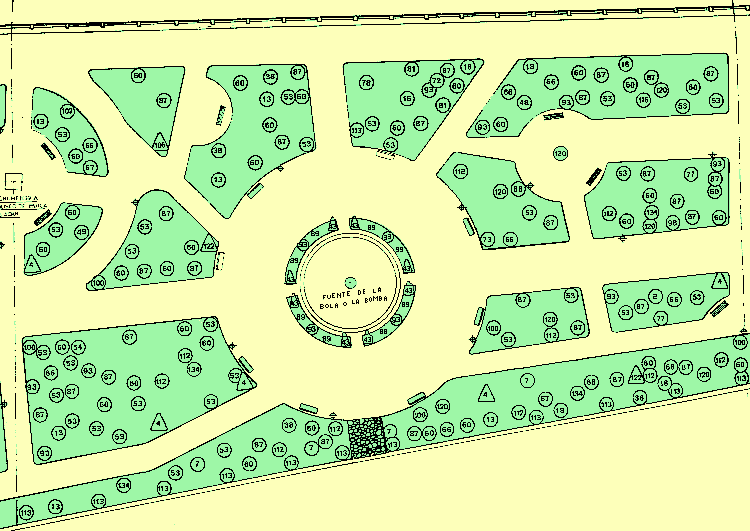 Jardines de la Bomba y el Sal&oacute;n