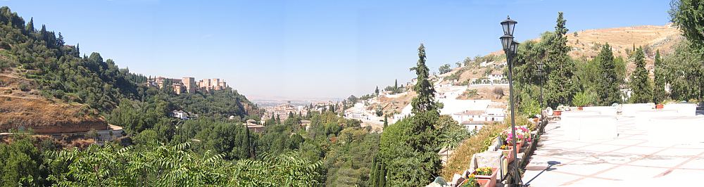 &copy;ayto.granada: alhambra desde la chumbera(sacromonte)
