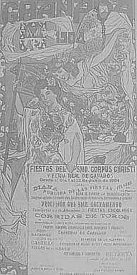 Cartel del Corpus 1904