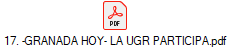 17. -GRANADA HOY- LA UGR PARTICIPA.pdf
