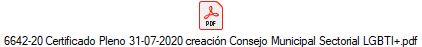 6642-20 Certificado Pleno 31-07-2020 creaci�n Consejo Municipal Sectorial LGBTI+.pdf