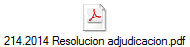 214.2014 Resolucion adjudicacion.pdf