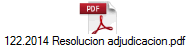 122.2014 Resolucion adjudicacion.pdf