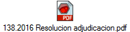 138.2016 Resolucion adjudicacion.pdf