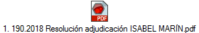 1. 190.2018 Resoluci�n adjudicaci�n ISABEL MAR�N.pdf