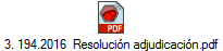 3. 194.2016  Resolucin adjudicacin.pdf