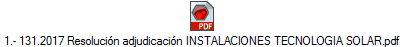 1.- 131.2017 Resoluci�n adjudicaci�n INSTALACIONES TECNOLOGIA SOLAR.pdf