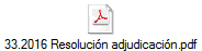 33.2016 Resoluci�n adjudicaci�n.pdf