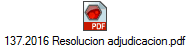 137.2016 Resolucion adjudicacion.pdf