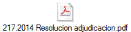 217.2014 Resolucion adjudicacion.pdf