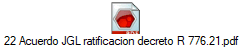 22 Acuerdo JGL ratificacion decreto R 776.21.pdf