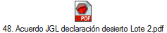 48. Acuerdo JGL declaraci�n desierto Lote 2.pdf