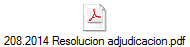 208.2014 Resolucion adjudicacion.pdf