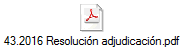 43.2016 Resoluci�n adjudicaci�n.pdf