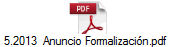 5.2013  Anuncio Formalizacin.pdf