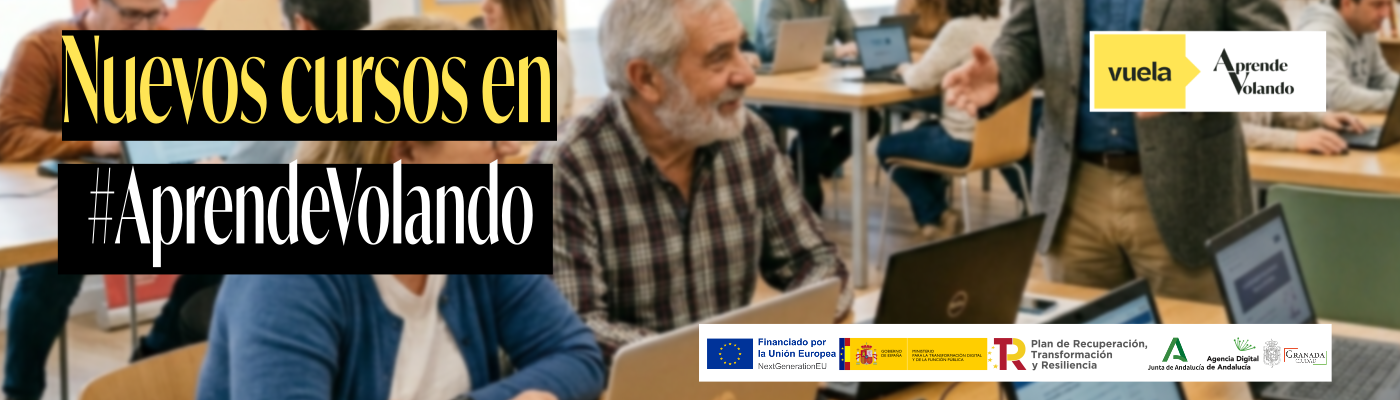 &copy;Ayto.Granada: banner de aprende volando 2026