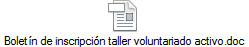 Bolet�n de inscripci�n taller voluntariado activo.doc