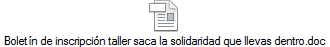 Bolet�n de inscripci�n taller saca la solidaridad que llevas dentro.doc