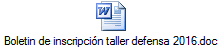 Boletin de inscripcin taller defensa 2016.doc