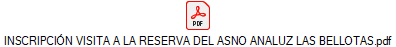 INSCRIPCI�N VISITA A LA RESERVA DEL ASNO ANALUZ LAS BELLOTAS.pdf