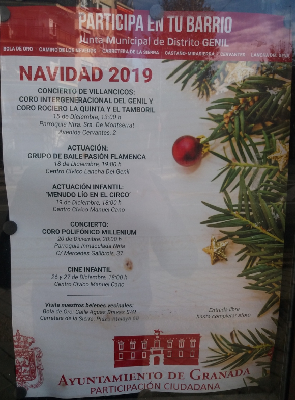 ©Ayto.Granada: Enredate: Programacin navidad en Genil
