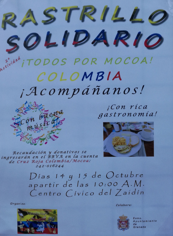 ©Ayto.Granada: Enredate: Rastrillo solidario Todos por Mocoa