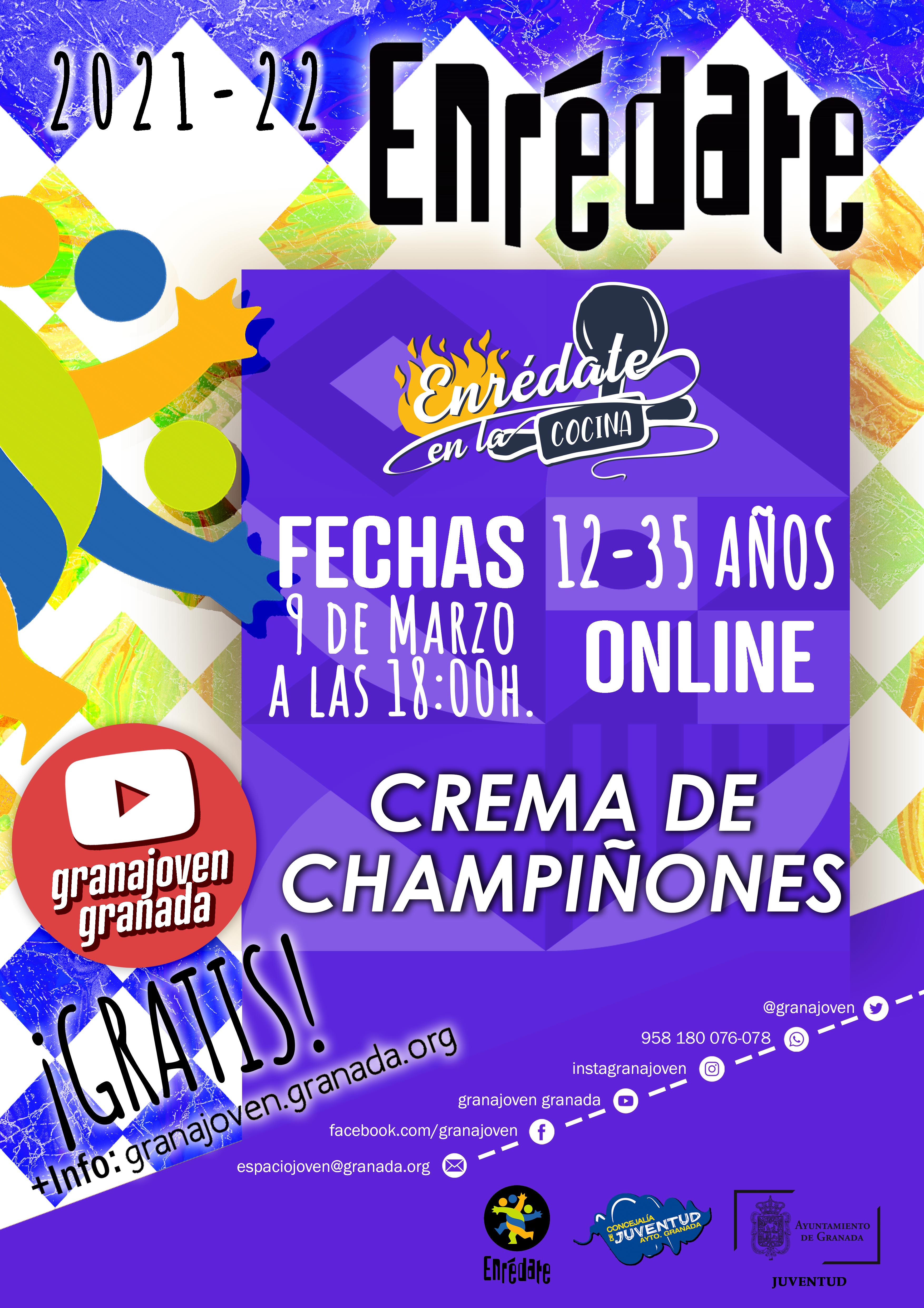 Enr�date en la Cocina. Crema de Champi�ones