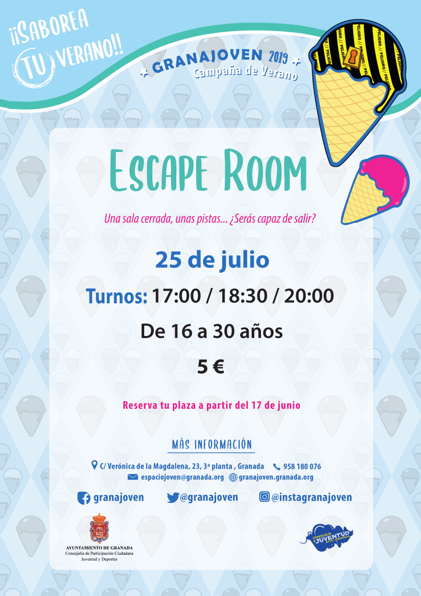 Saborea tu verano. Escape Room 