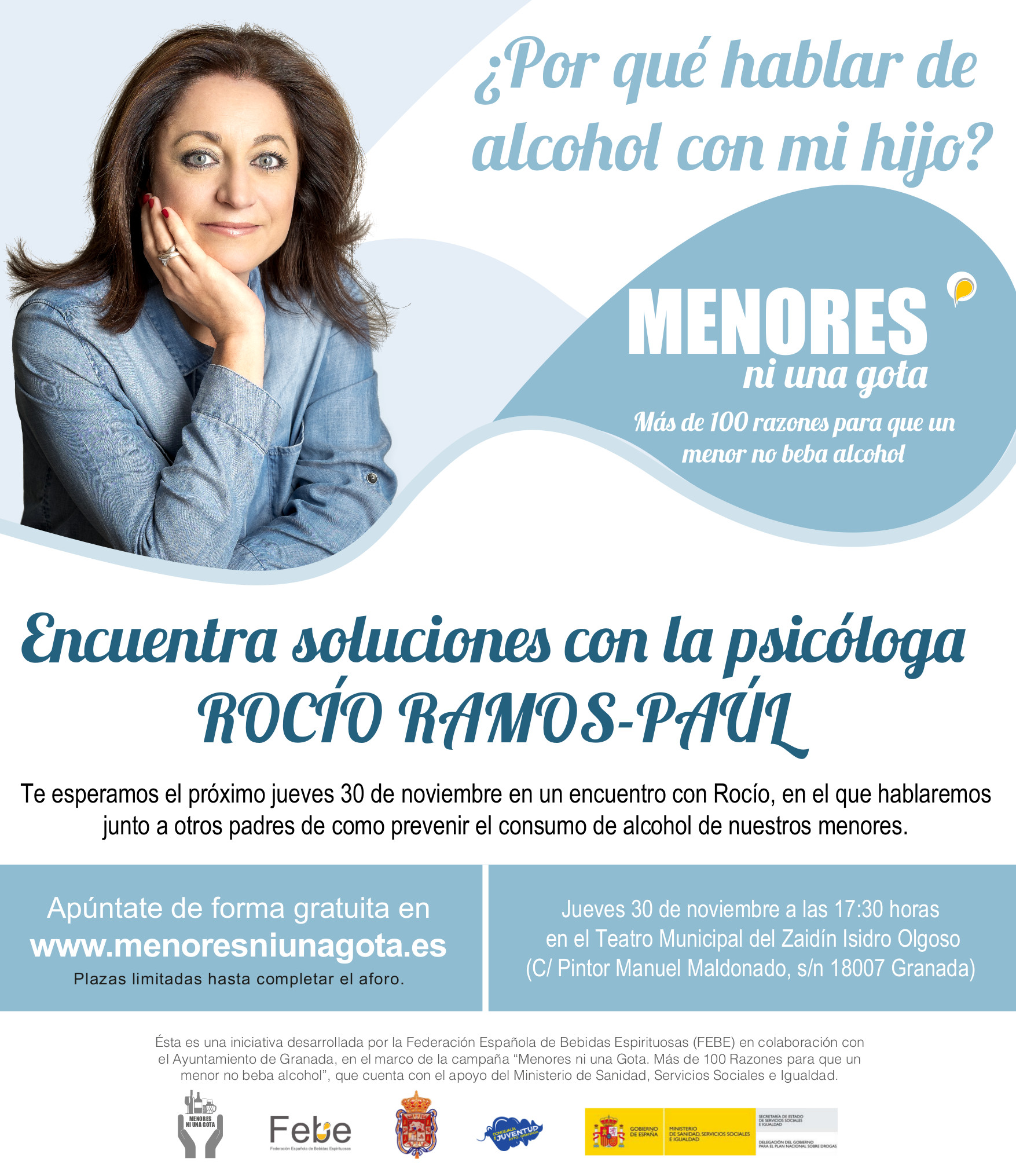 Encuentro con la psic�loga Roc�o Ramos. MENORES NI UNA GOTA 