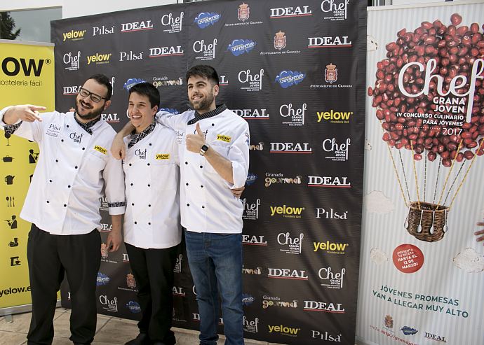 Finalistas del IV CONCURSO GRANAJOVEN CHEF 2017