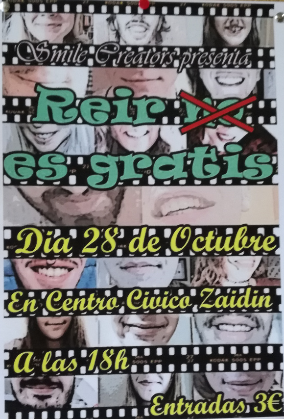 ©Ayto.Granada: Enredate: Smile Creators presenta: Reir no es gratis