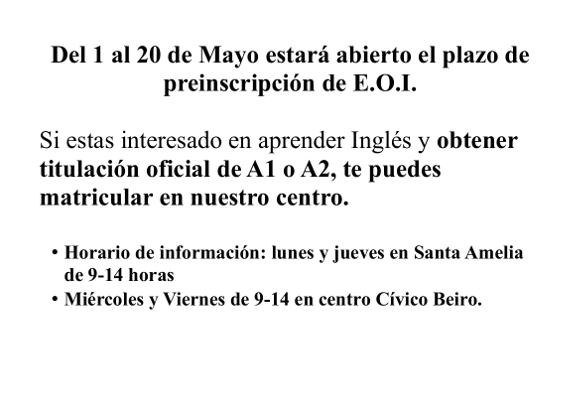 &copy;Ayto.Granada: Enredate: �Quieres sacarte el titulo de A1 o A2?