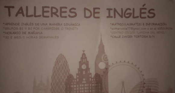 &copy;Ayto.Granada: Enredate: Aprende ingl�s en el Centro C�vico de Lancha.