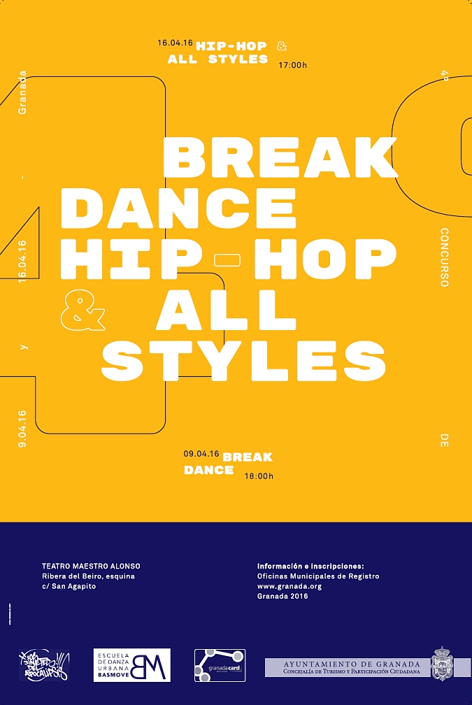 ©Ayto.Granada: Enredate: 4 Concurso Break Dance, Hip-hop &all styles 2016