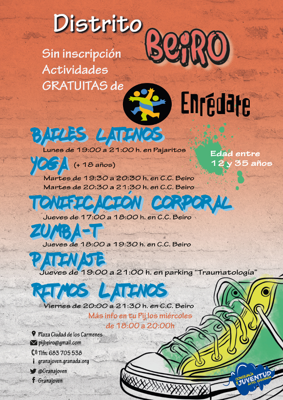 &copy;Ayto.Granada: Enredate: Enr�date en Beiro