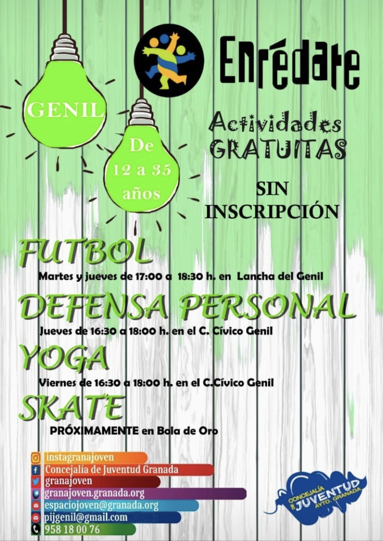 &copy;Ayto.Granada: Enredate: Enr�date en Genil