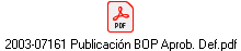 2003-07161 Publicaci�n BOP Aprob. Def.pdf