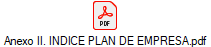 Anexo II. INDICE PLAN DE EMPRESA.pdf