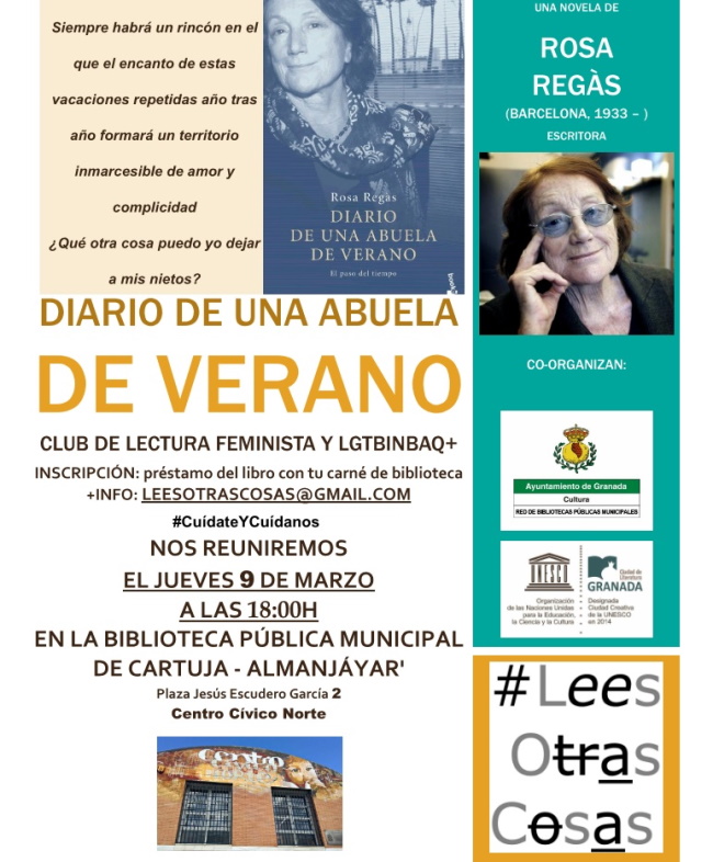 Tertulia literaria: Diario de una abuela de verano