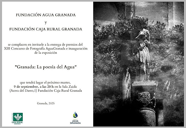 Entrega de premios de XIII concurso de fotografa AguaGranada