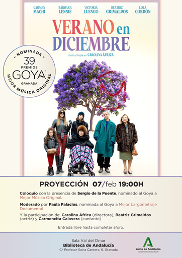 Proyección de "Verano en diciembre", escrita y dirigida por Carolina África