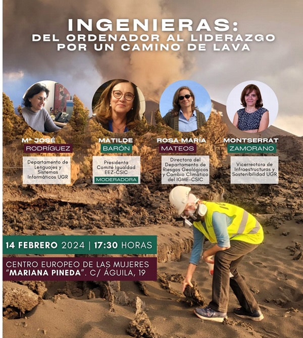  Mesa redonda Ingenieras: del ordenador al liderazgo por un camino de lava