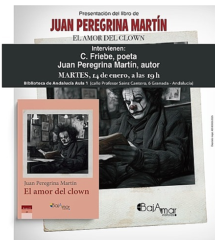Poemario: El amor del clown de Juan Peregrina Martín