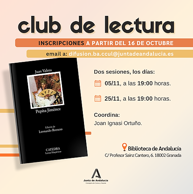 Club de lectura: Pepita Jiménez de Juan Valera