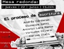 Mesa redonda El proceso de escritura Mesa redonda El proceso de escritura